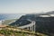 A view of Puente de Silva viaduct on the north coastline of Gran Canaria, Canary Islands