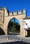 View of the Puerta de Jaen built in 1521 in the Plaza de Populo, Baeza, Spain.