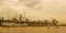 View of Puerto Madero, with the frigate Sarmiento and the Puente de la mujer. Puerto Madero, the old port of the city, now