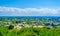 View of the puglia countryside from Cisternino village in Italy....IMAGE