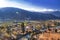 View of Punakha Valley with Cloudy Sky, Punakha, Bhutan