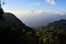 View from Puu O Kila Lookout at Waimea Canyon State Park on the island of Kauai in Hawaii