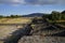 View of pyramid of the Moon from one of the smaller pyramids, Teotihuacan, Mexico