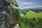 View from Pyramida rock formation over Slatina