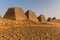 View of the pyramids of Meroe, Sud