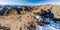 View of Pyrenees mountains from Coma Pedrosa peak, Andor