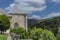 View of the Pyrenees from Roncesvalles. Spain