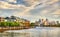 View of Pyrmont Bay in Sydney, Australia