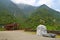 View of Qingshui Cliff, parts of Taroko National Park, located at Hualien,