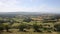 View from the Quantock Hills Somerset England