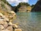 View of Quarry. Dive site. Famous location for fresh water divers and leisure attraction.