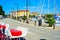 View on quay in Novigrad, Croatia