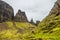 View of the Quiraing landscape, Isle of Skye