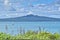 View of Rangitoto dormant volcano island