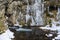 View of the ravine of Lake Smeraldo at Fondo in Non Valley