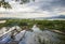 View of Rawa Pening Lake in Ambarawa, Central Java, Indonesia