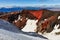 View from the Red Crater in the Tongariro National Park, New Zealand