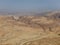 VIEW OF THE RED ROCK CANYON OF PETRA, JORDAN