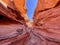 View of Red Salam Canyon in the Sinai desert, Egypt