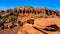 View of the Red Sandstone rock formations at Panorama Point in Capitol Reef National Park