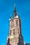 View of Red Tower, Roter Turm, in Halle Saale, Germany