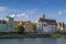 View Regensburg with Church of St. Oswald