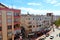 View of the residential buildings. On the roof there are tanks for heating water. Antalya, Turkey, April 6, 2019