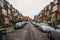 View of a residential street in Muswell Hill, London, UK