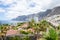 View on the resort town of Los Gigantes `Cliffs of the Giants`. Canary Islands, Tenerife, Spain