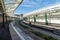 View of the restored Harbour railway station in Folkestone on November 12, 2019. Two