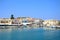 View of Rethymno harbour, Crete.