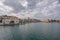 View of the Rethymno, harbour and lighthouse, Crete, Greece, Eur