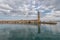 View of the Rethymno, harbour and lighthouse, Crete, Greece, Eur