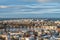 View of Reykjavik from the top of the Hallgrimskirkja church