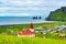 View of Reyniskirkja Church in Vik of Iceland