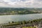 View of the Rhine Valley from the fortress of Marksburg