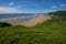 View of Rhossili Beach, Gower, South Wales, Britain