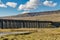 A view of the Ribblehead viaduct, North Yorkshire