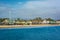 View of the rides on the Santa Cruz Boardwalk