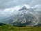 The view from Rifugio Walter Bonatti on The Tour de Mont Blanc