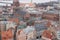 View at Riga from the tower of Saint Peter\'s Church, Riga, Latvia