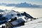 View from Rigi alp in winter