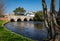 View of the River Avon through Christchurch, UK