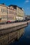 View on river chanel at Saint Petersburg