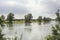 View on the river IJssel in the province of Gelderland in the Netherlands.