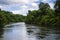 A View From River Kwai Noi On Blue Sky, Kanchanaburi Thailand - 4 July 2018