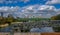 View from River Lea towards Stratford