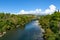 View of River Moraca in Podgorica, Montenegro