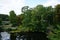 View of the river in the old town of Spandau in August. Berlin, Germany