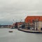 View of the river and the opera house of Copenhagen